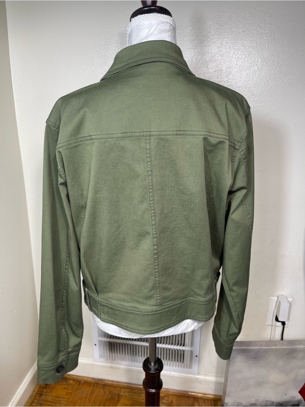 Derek Lam 10 Crosby Gwen Field Jacket Green Womens Size 14 - Picture 8 of 12